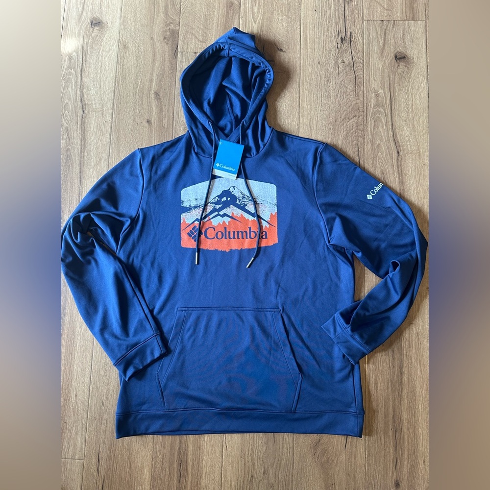 Columbia Men's Blue Hoodie Sweater